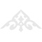 Ekena Millwork Pitch Whitman Architectural Grade PVC Gable Pediment, 48"W x 22"H x 1"P (11/12) GPP048X022X100WHI - alternate 2